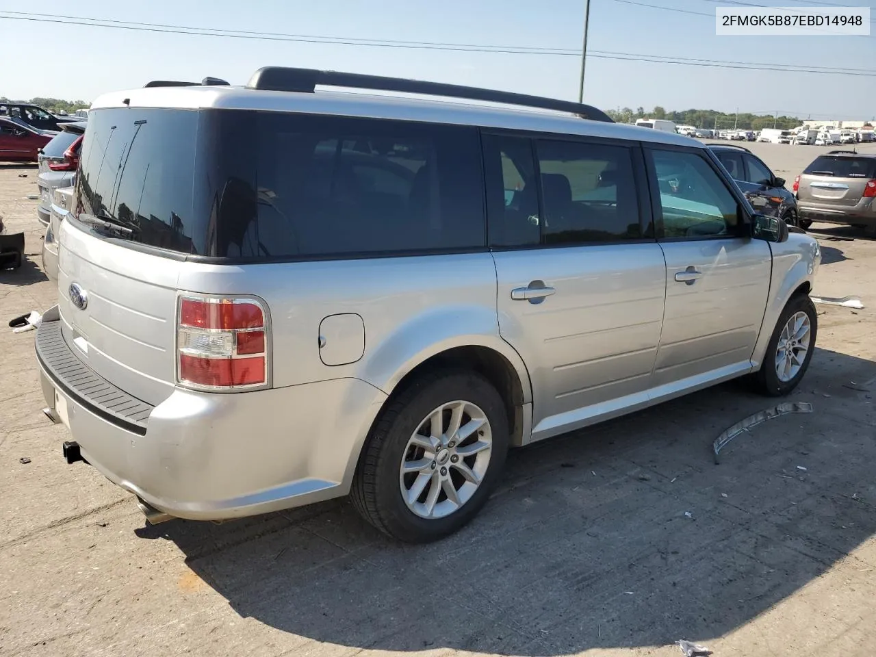 2FMGK5B87EBD14948 2014 Ford Flex Se