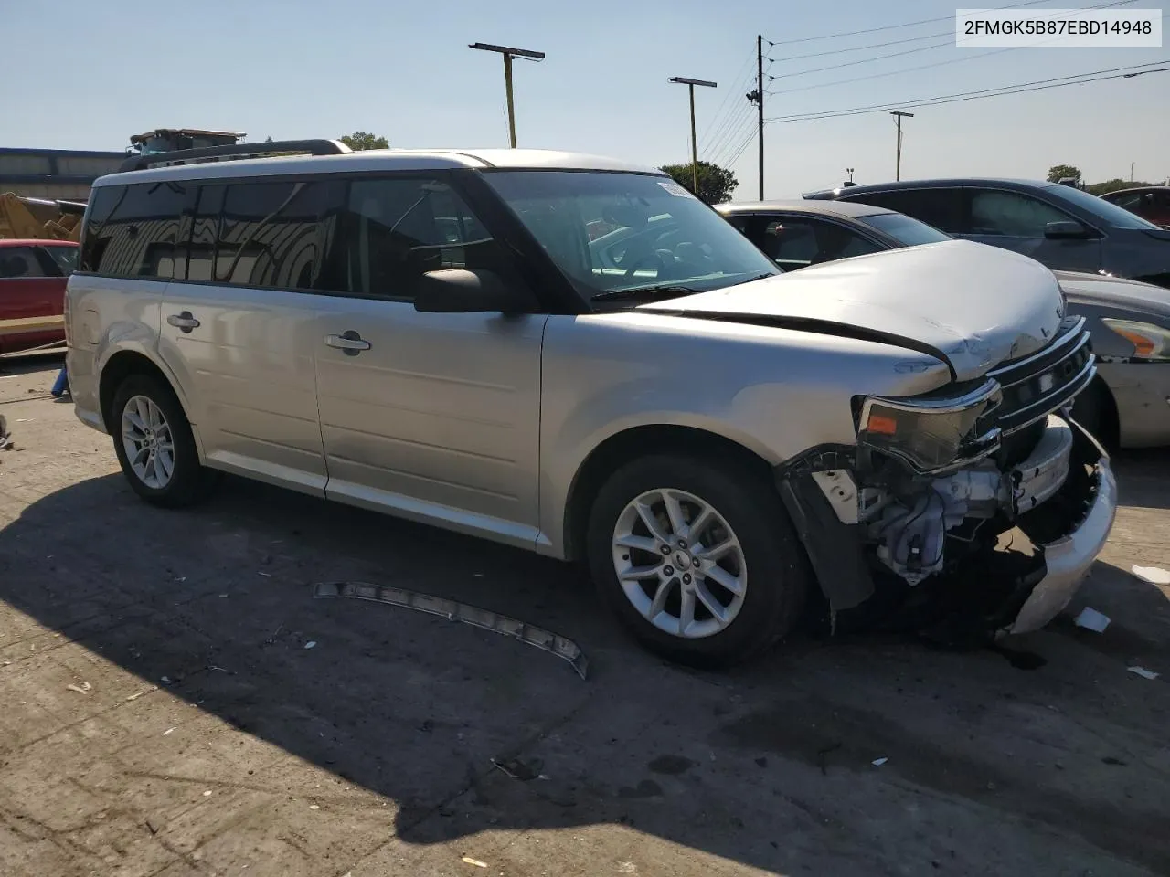 2FMGK5B87EBD14948 2014 Ford Flex Se