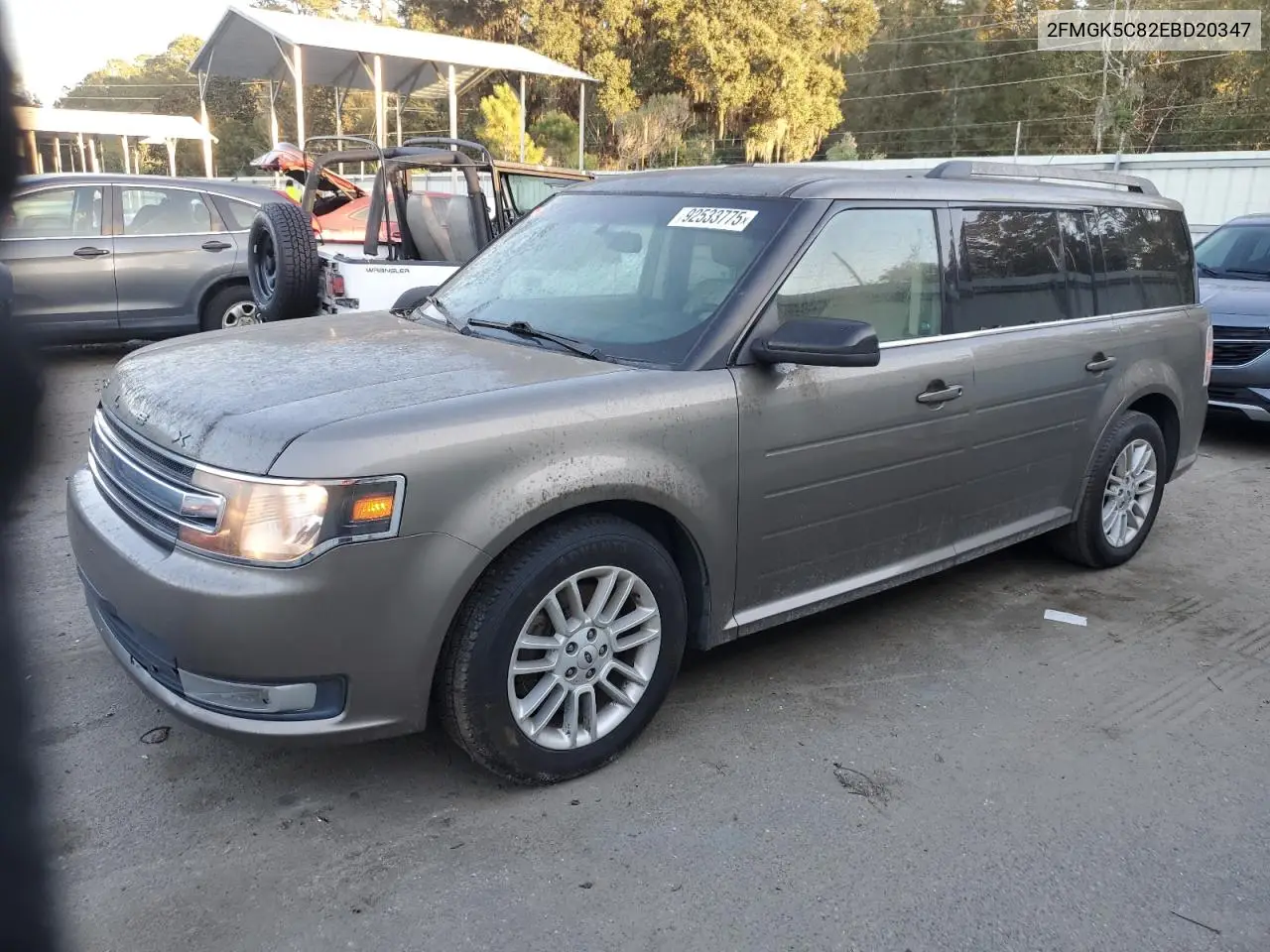 2FMGK5C82EBD20347 2014 Ford Flex Sel