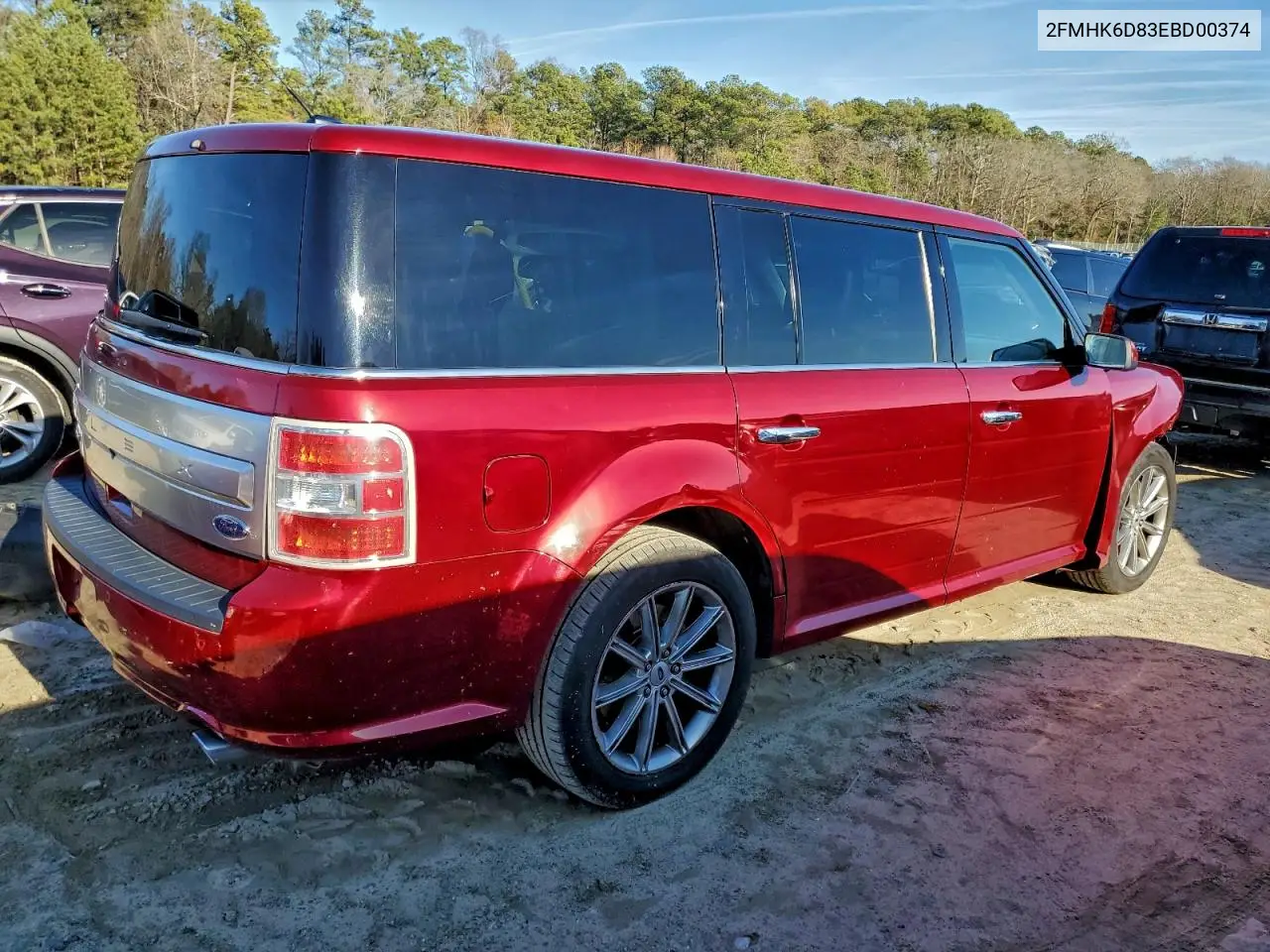 2FMHK6D83EBD00374 2014 Ford Flex Limited