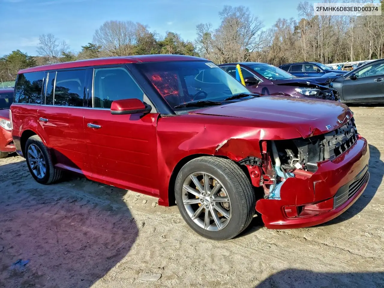 2FMHK6D83EBD00374 2014 Ford Flex Limited