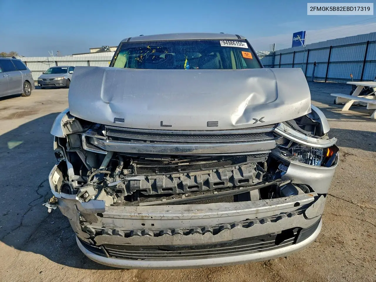 2FMGK5B82EBD17319 2014 Ford Flex Se