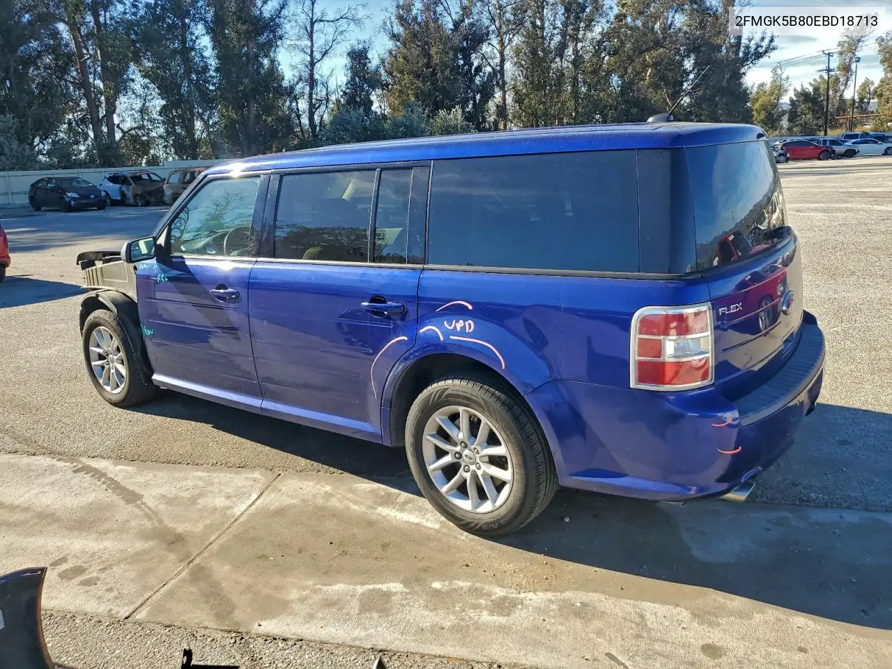 2FMGK5B80EBD18713 2014 Ford Flex Se