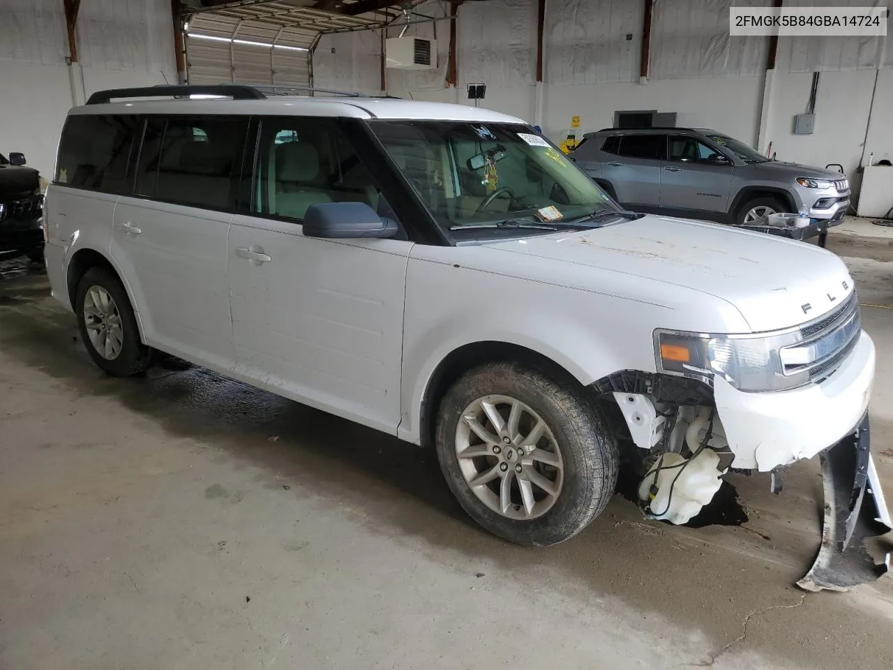 2FMGK5B84GBA14724 2016 Ford Flex Se