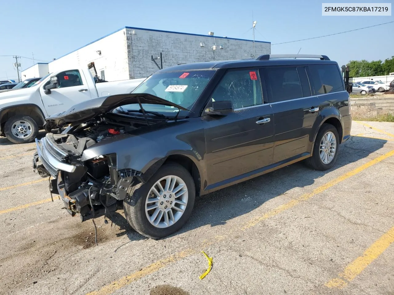 2FMGK5C87KBA17219 2019 Ford Flex Sel