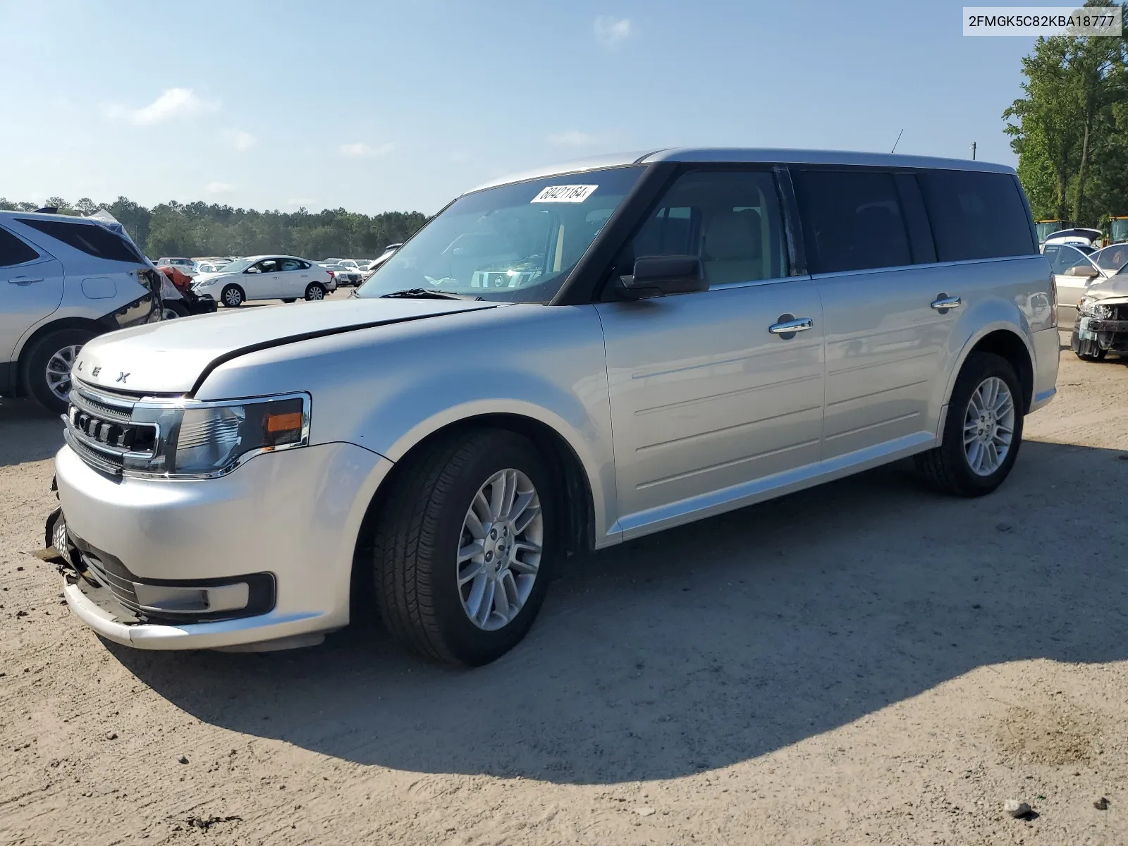 2FMGK5C82KBA18777 2019 Ford Flex Sel