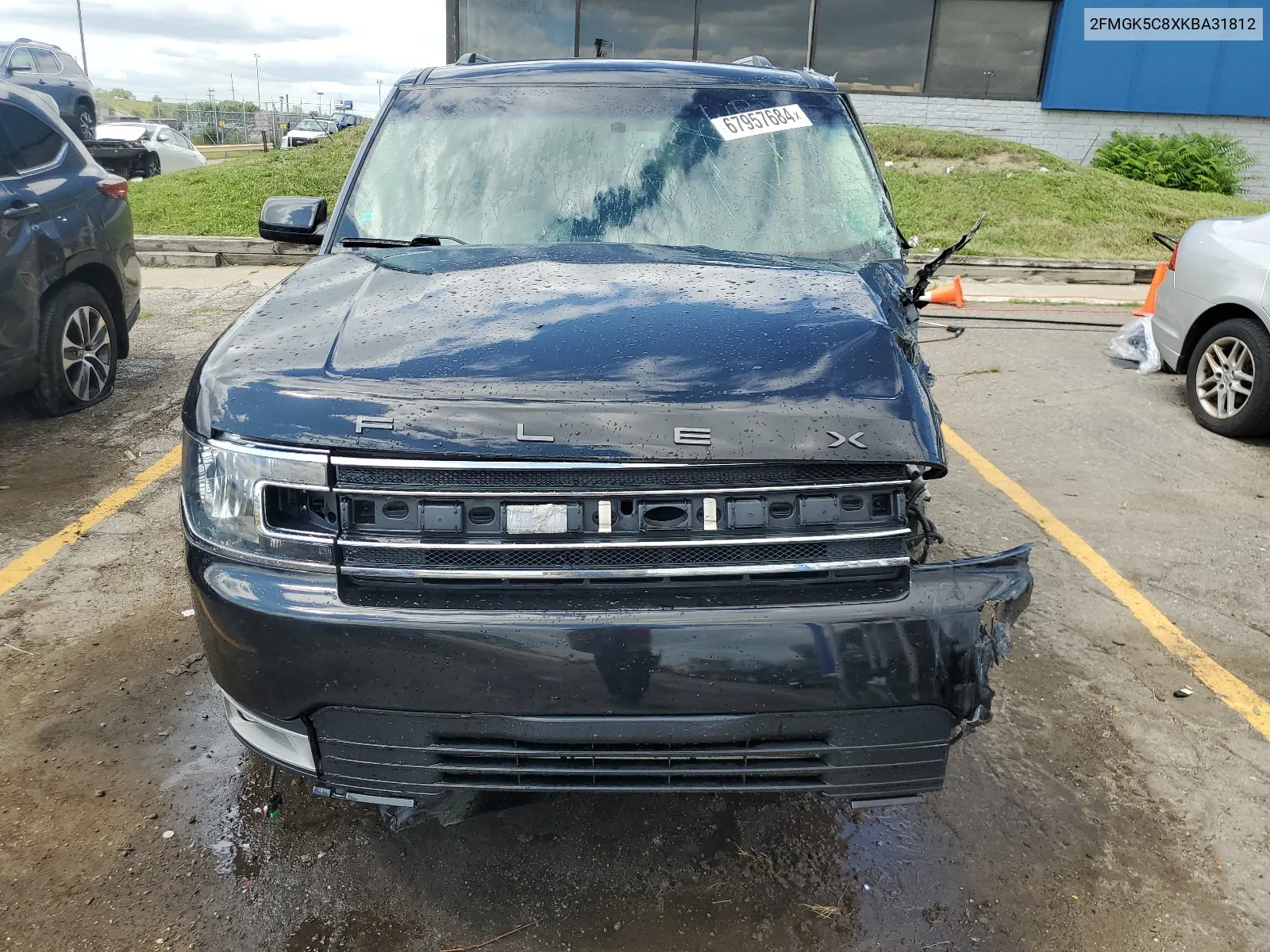 2FMGK5C8XKBA31812 2019 Ford Flex Sel