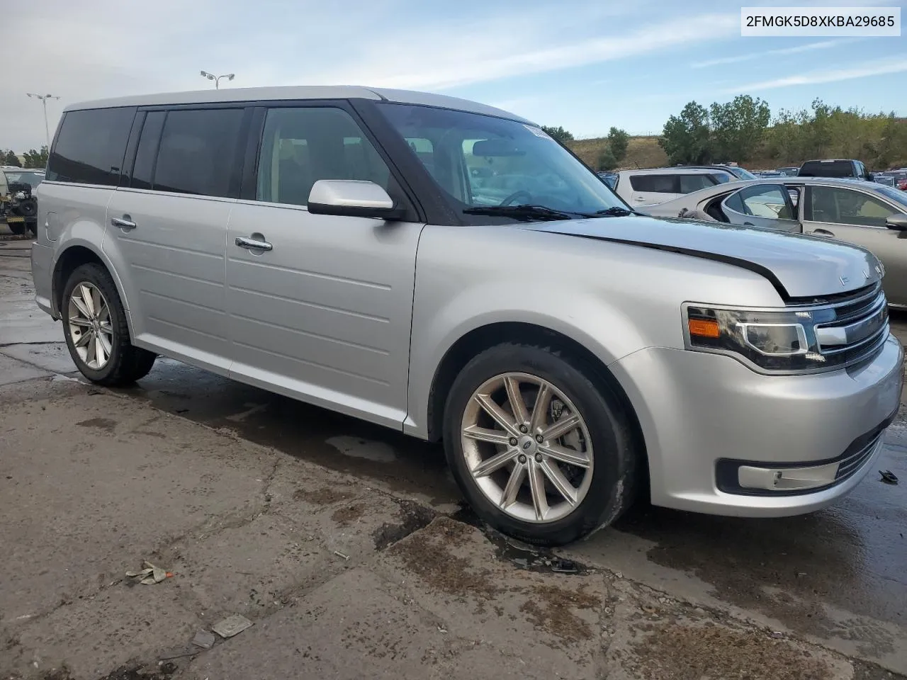 2FMGK5D8XKBA29685 2019 Ford Flex Limited