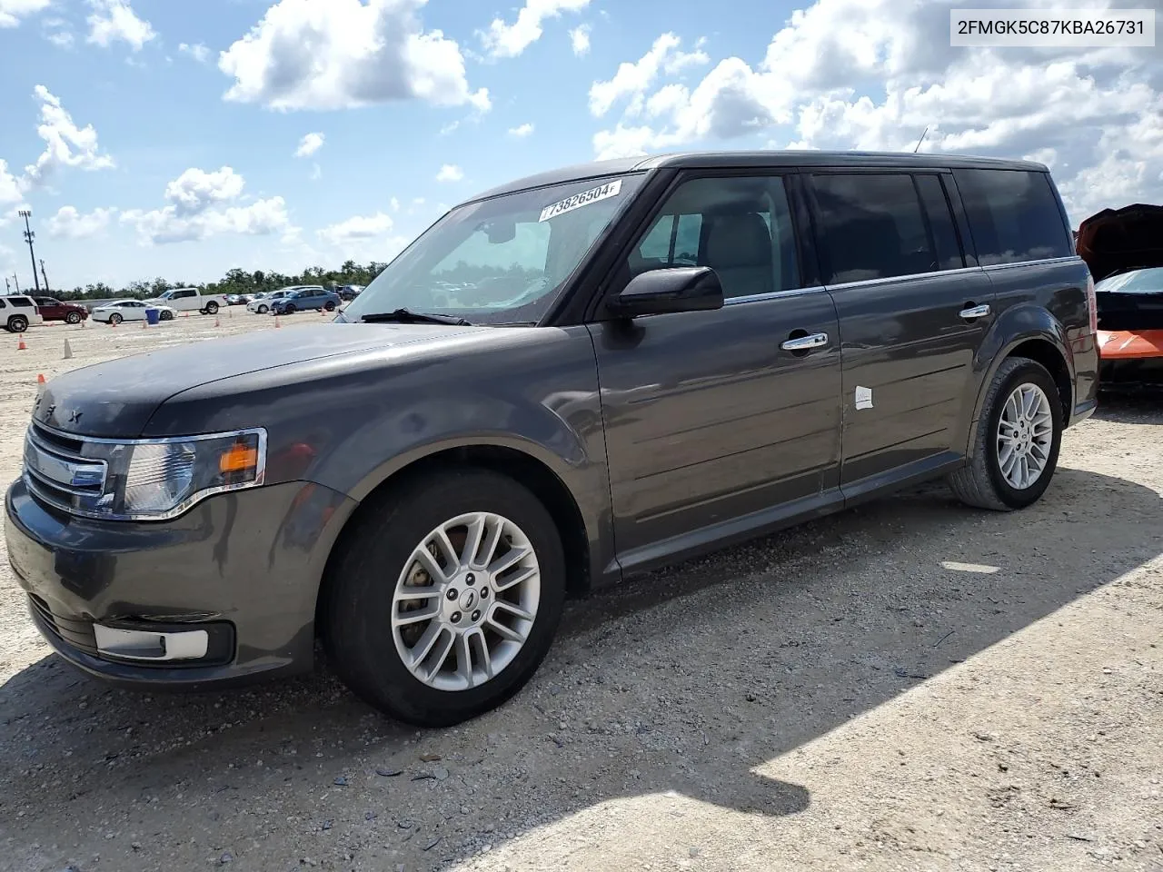 2FMGK5C87KBA26731 2019 Ford Flex Sel