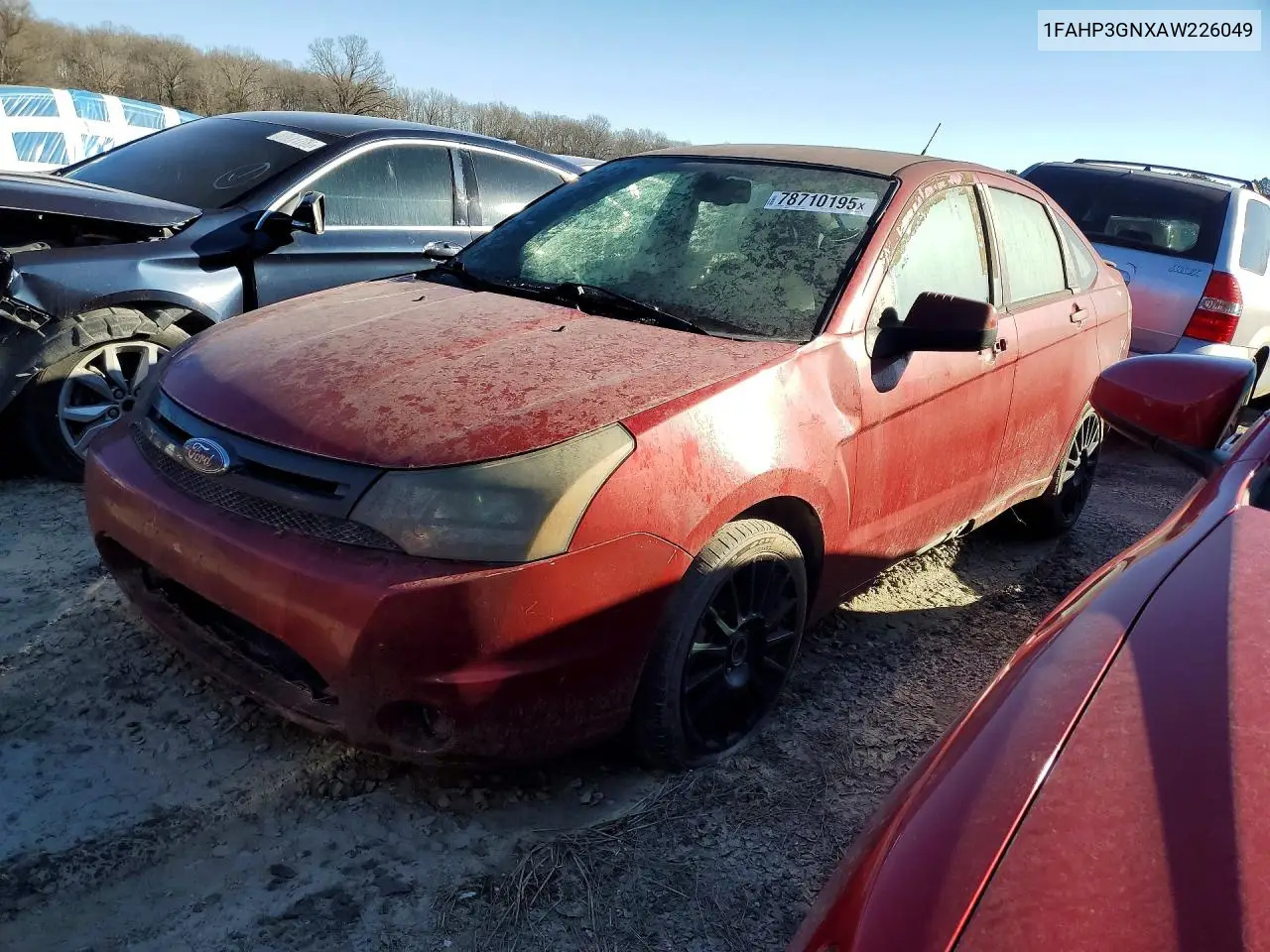 1FAHP3GNXAW226049 2001 Ford Focus