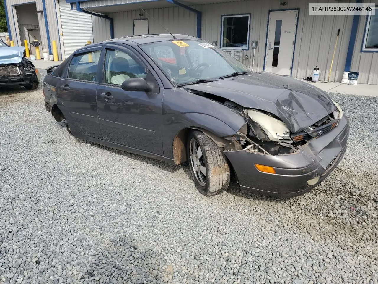 1FAHP38302W246146 2002 Ford Focus Zts