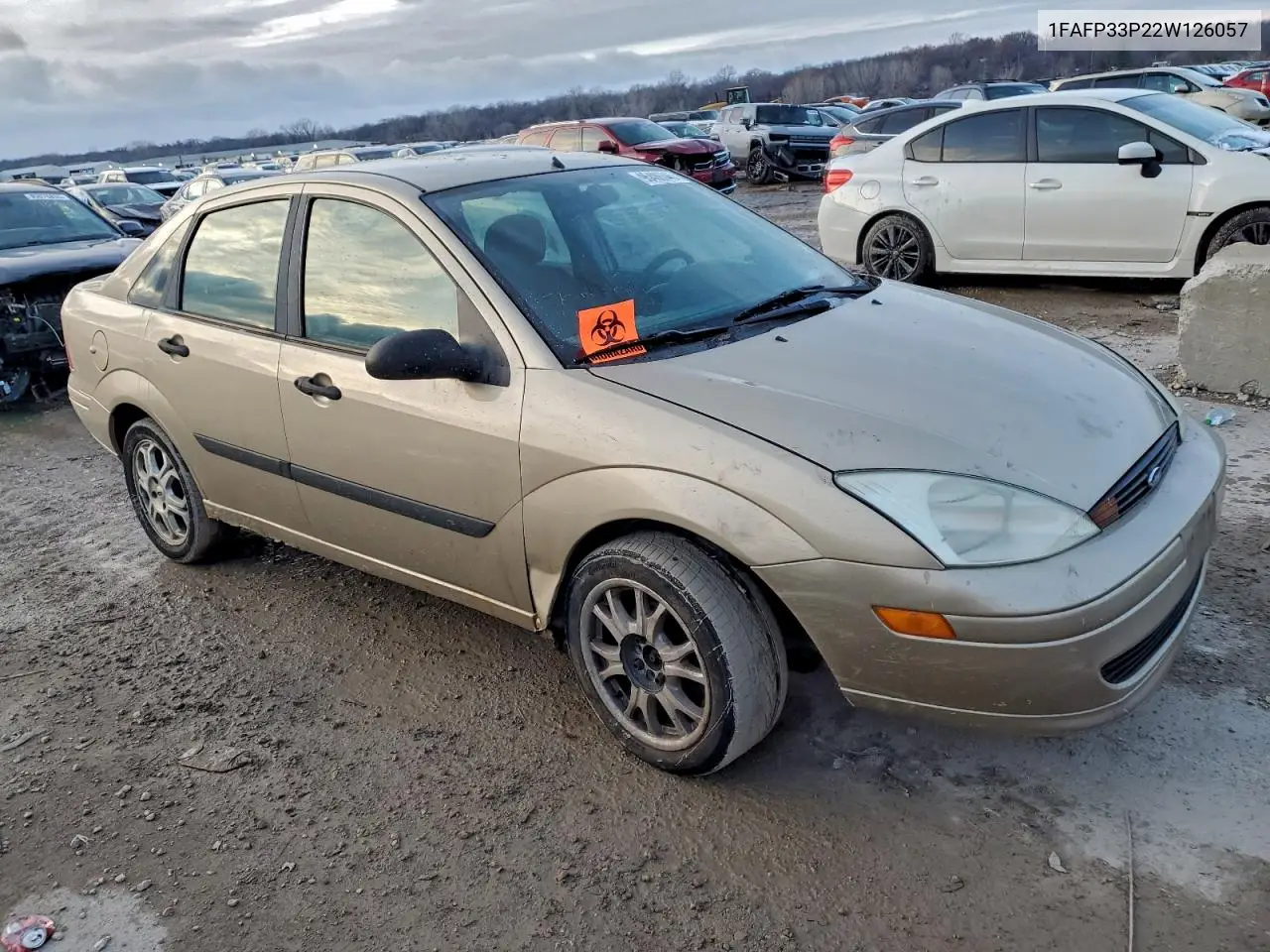 1FAFP33P22W126057 2002 Ford Focus Lx