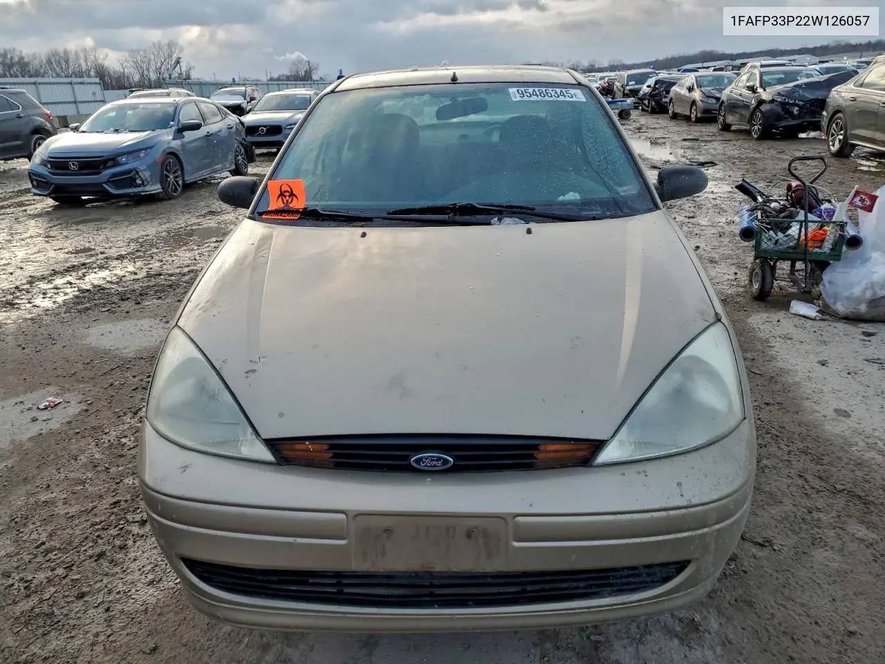 1FAFP33P22W126057 2002 Ford Focus Lx