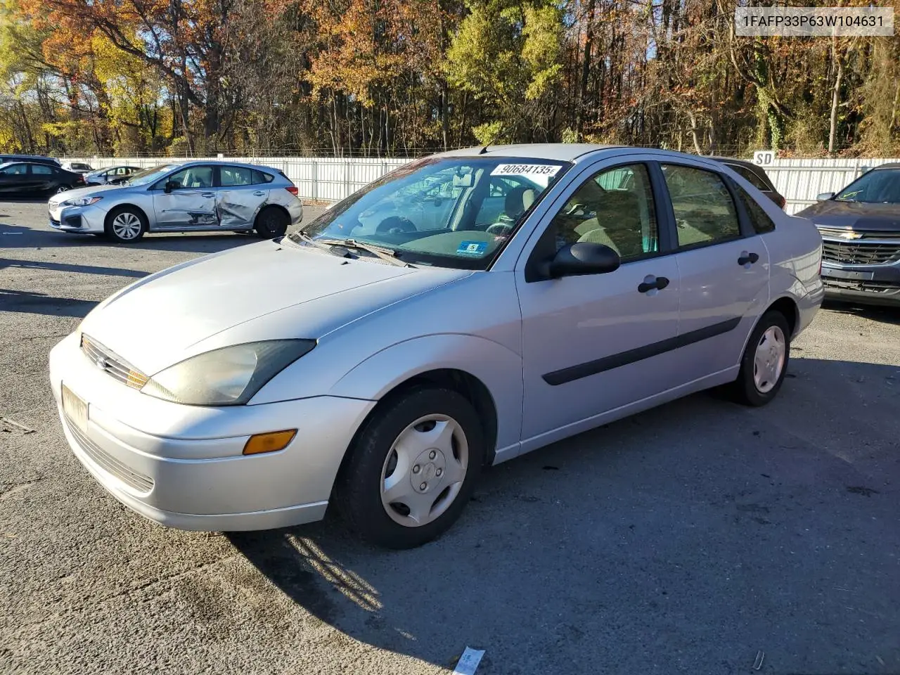 1FAFP33P63W104631 2003 Ford Focus Lx