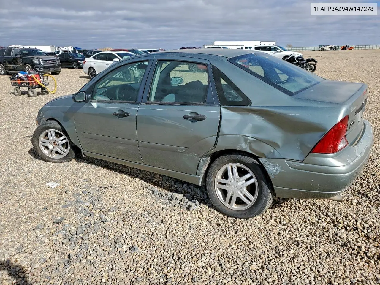 1FAFP34Z94W147278 2004 Ford Focus Se Comfort