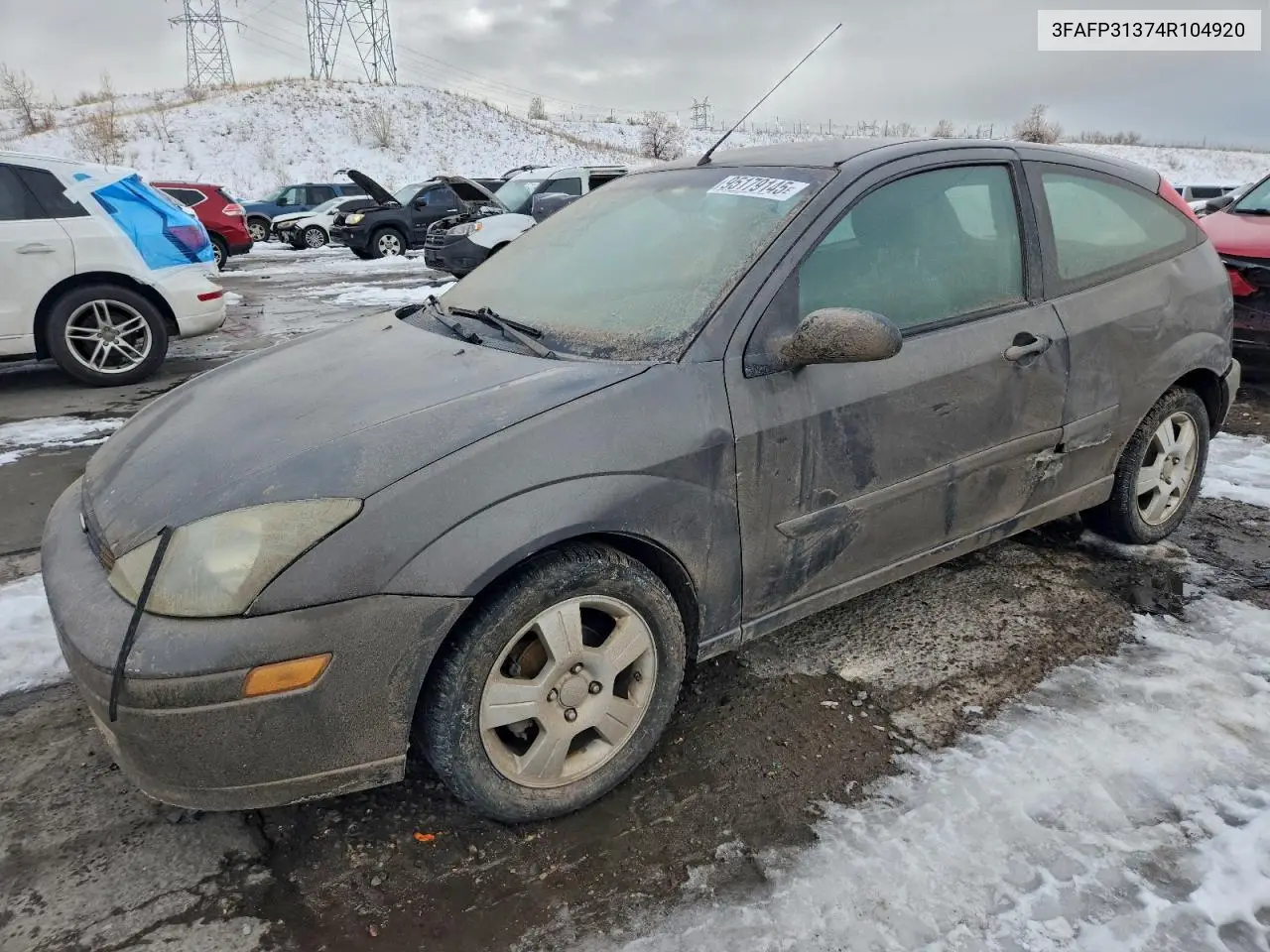 3FAFP31374R104920 2004 Ford Focus Zx3