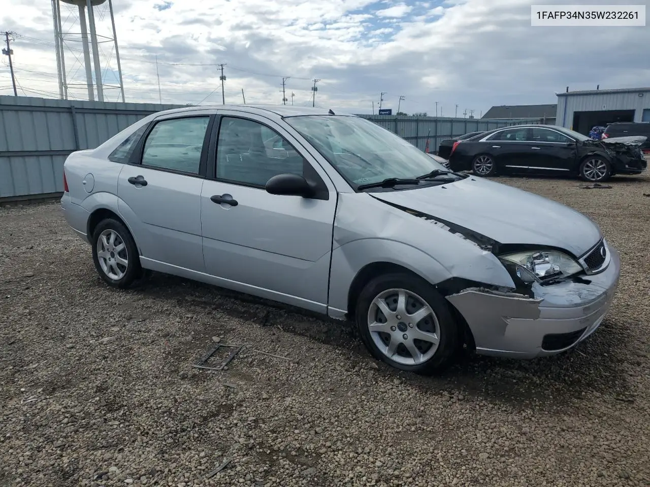 1FAFP34N35W232261 2005 Ford Focus Zx4