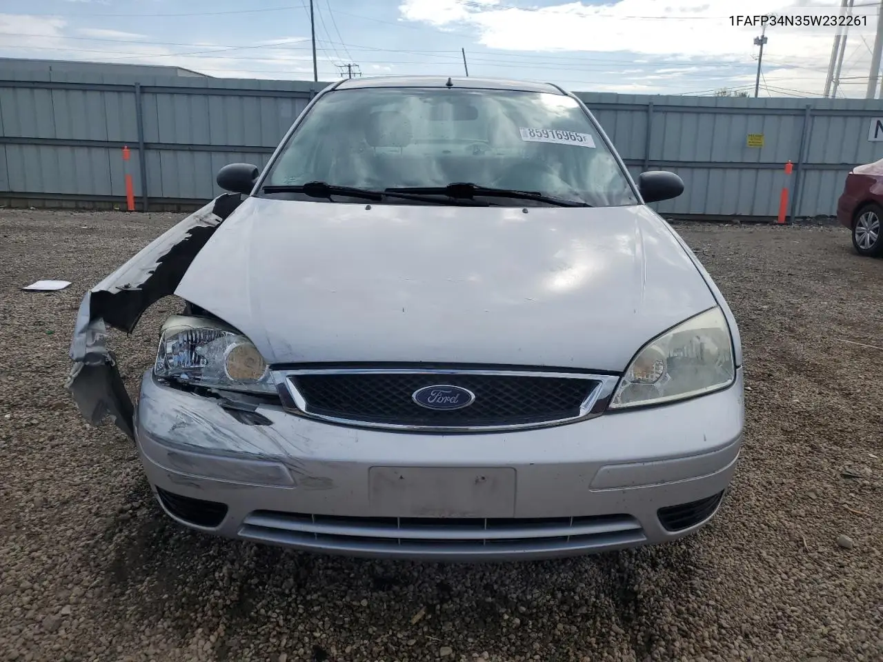 1FAFP34N35W232261 2005 Ford Focus Zx4