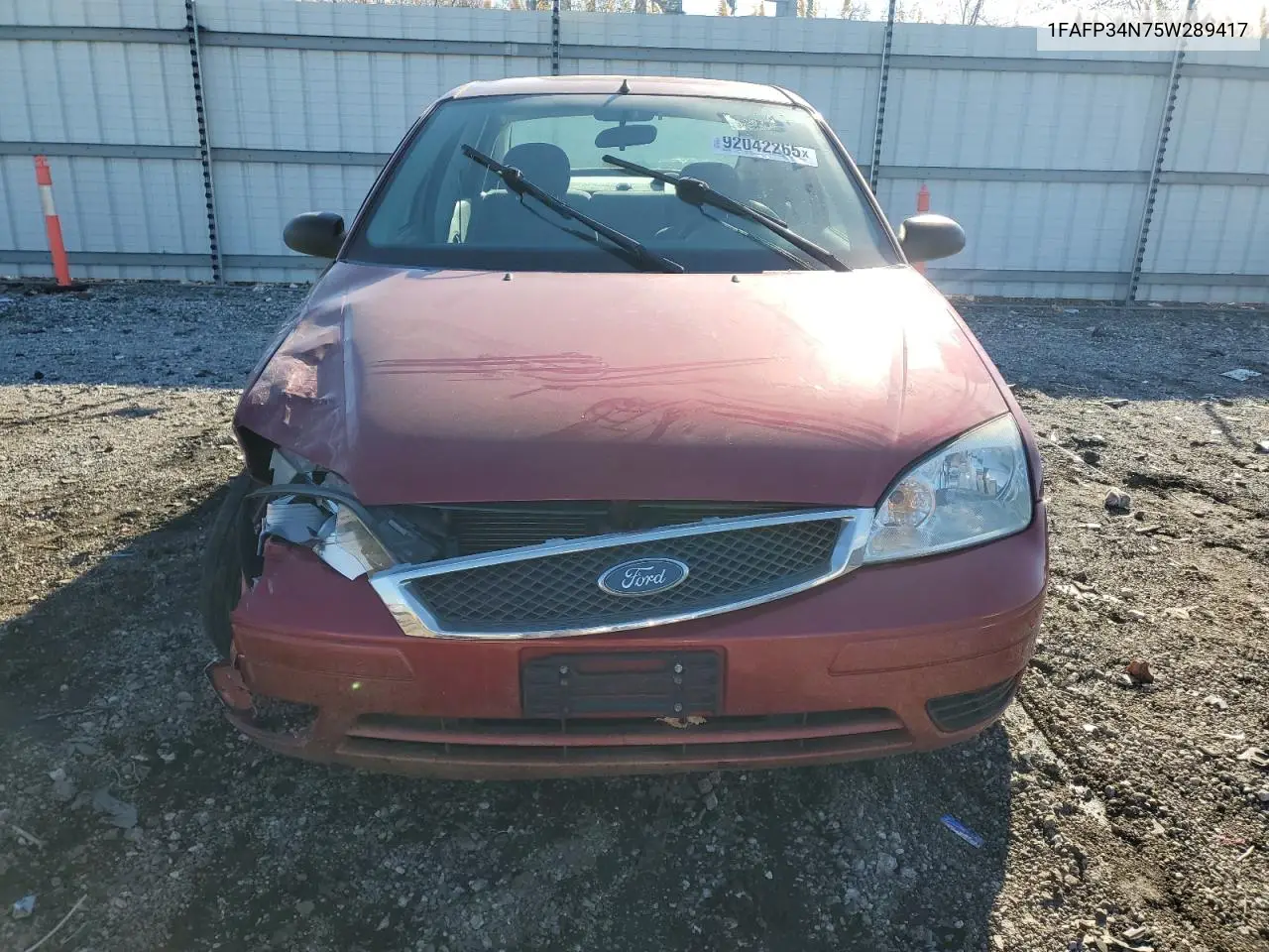 1FAFP34N75W289417 2005 Ford Focus Zx4