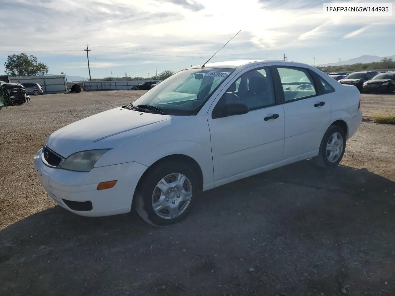 1FAFP34N65W144935 2005 Ford Focus Zx4