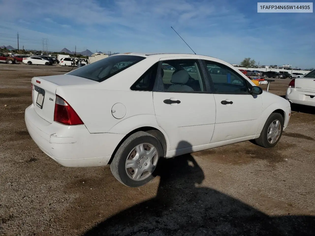 1FAFP34N65W144935 2005 Ford Focus Zx4