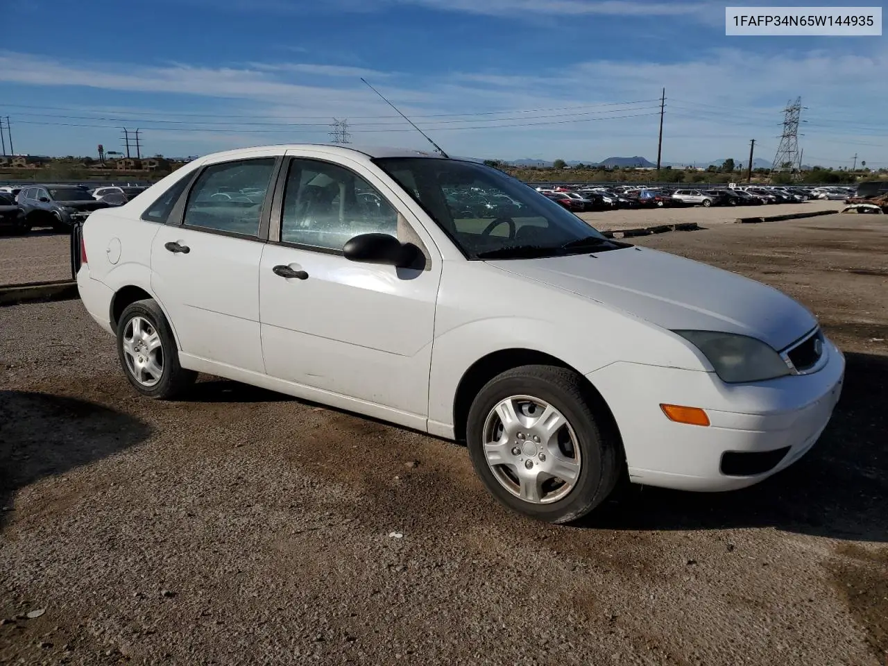 1FAFP34N65W144935 2005 Ford Focus Zx4