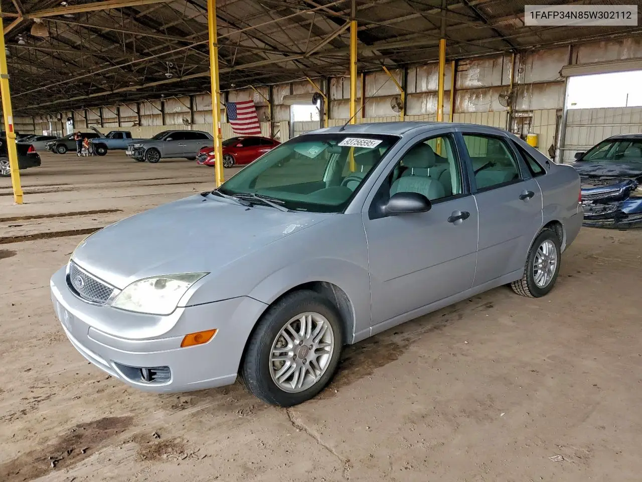 1FAFP34N85W302112 2005 Ford Focus Zx4