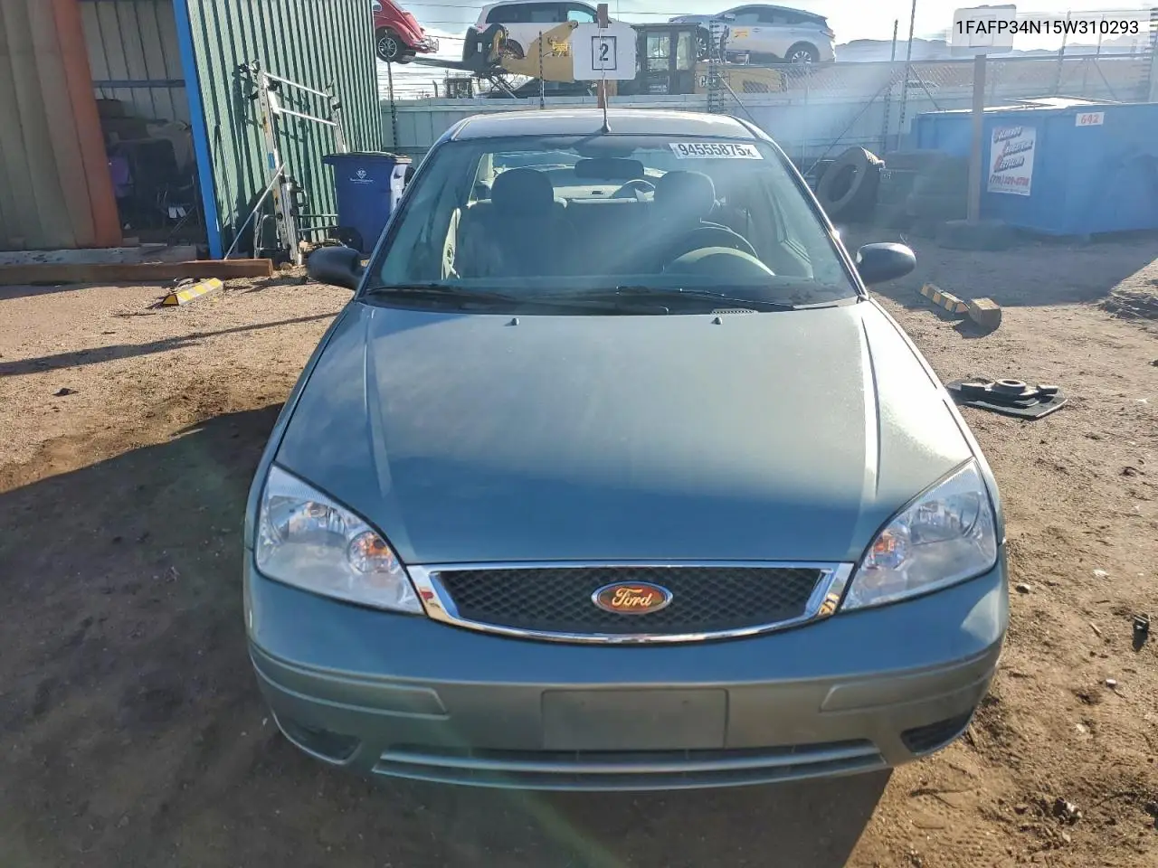 1FAFP34N15W310293 2005 Ford Focus Zx4