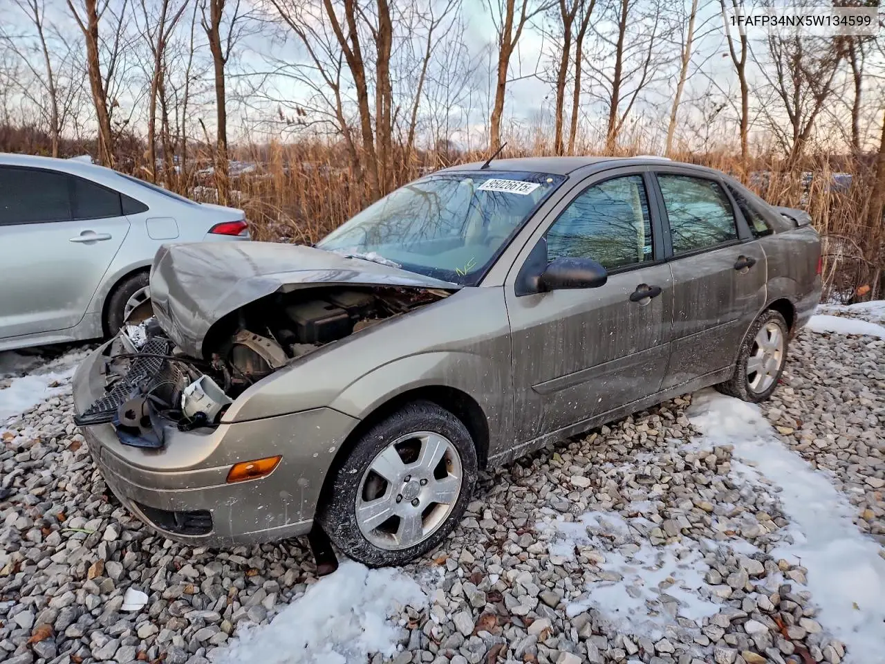 1FAFP34NX5W134599 2005 Ford Focus Zx4