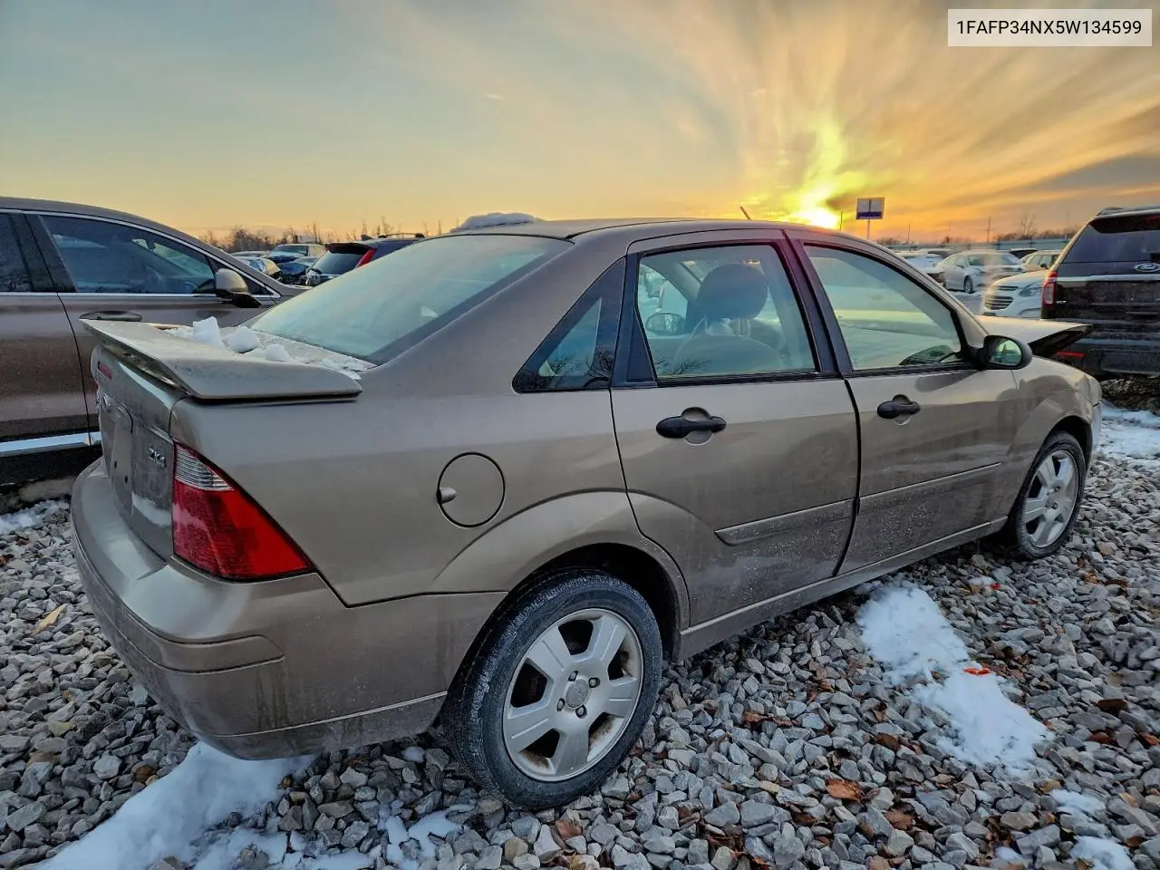 1FAFP34NX5W134599 2005 Ford Focus Zx4