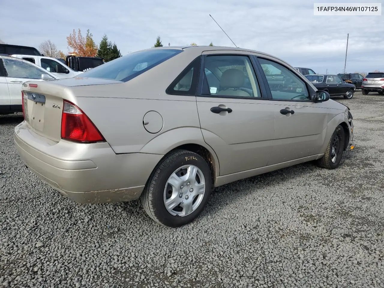 1FAFP34N46W107125 2006 Ford Focus Zx4