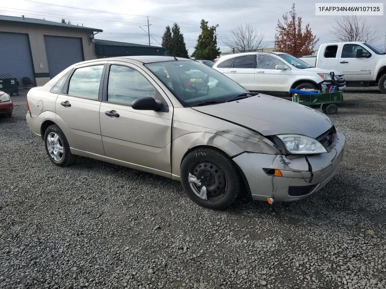 1FAFP34N46W107125 2006 Ford Focus Zx4