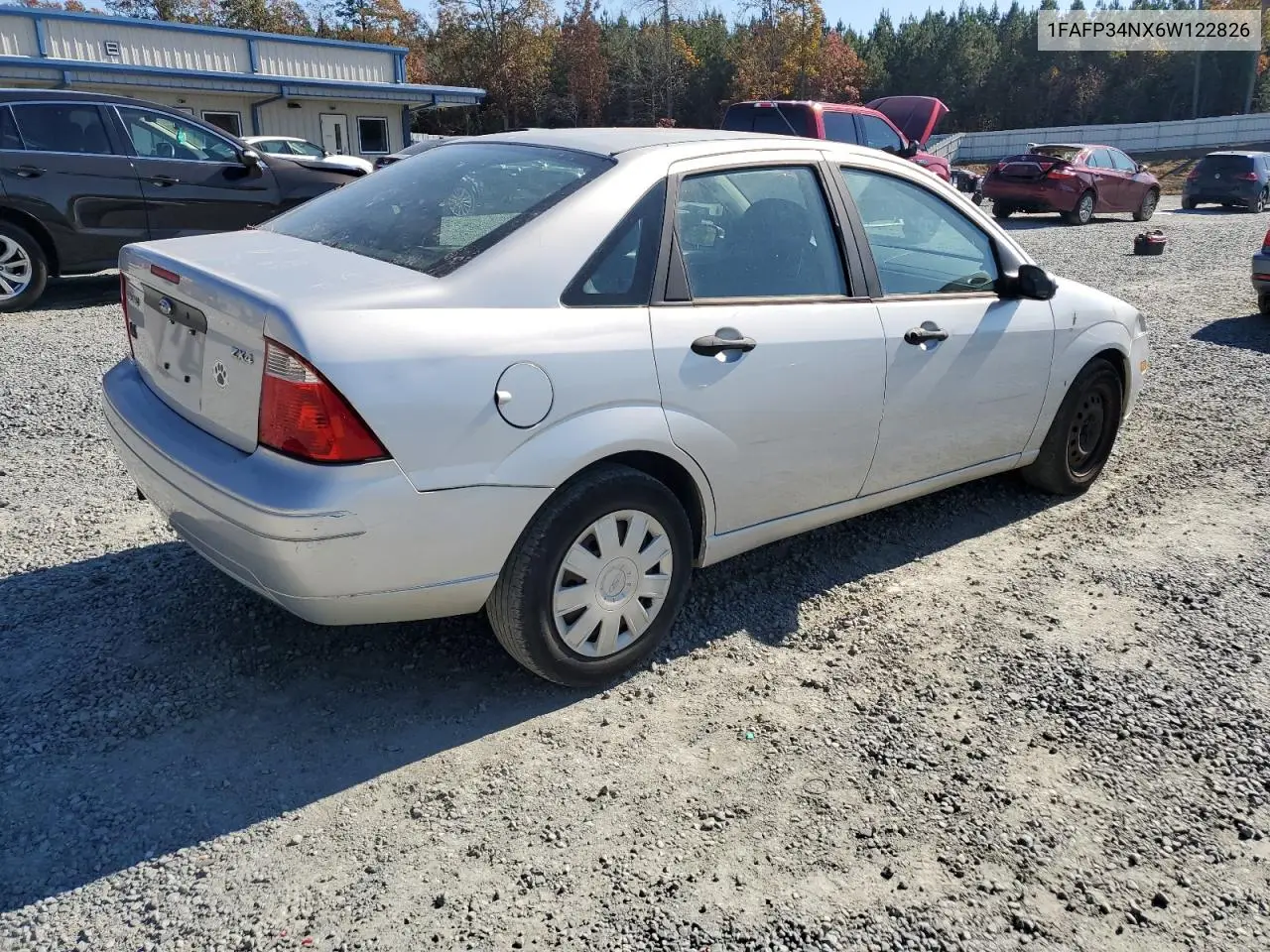 1FAFP34NX6W122826 2006 Ford Focus Zx4