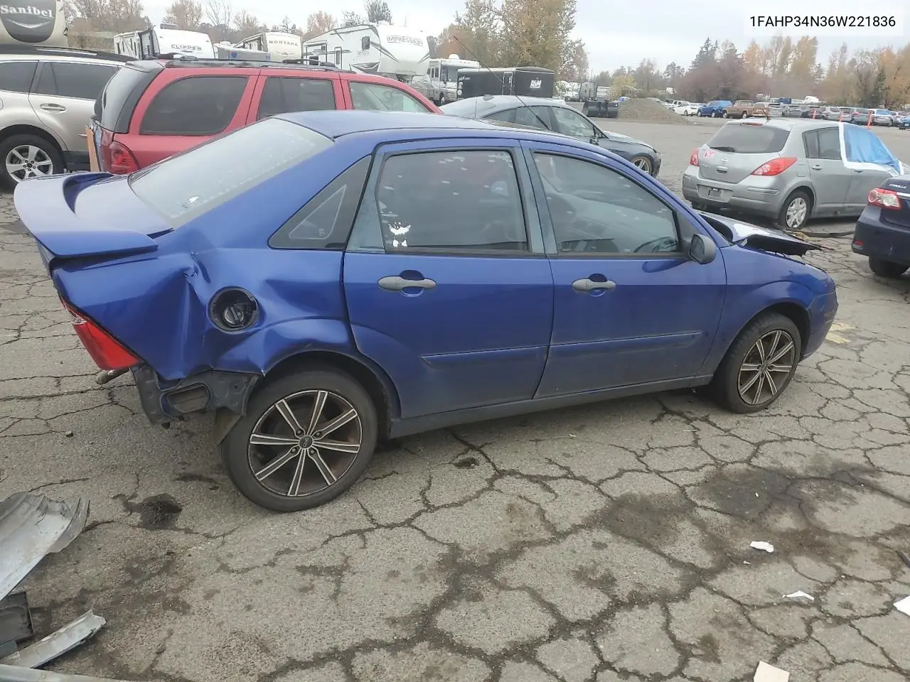 1FAHP34N36W221836 2006 Ford Focus Zx4