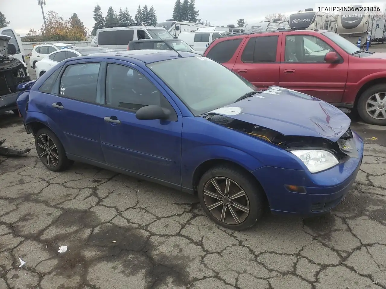 1FAHP34N36W221836 2006 Ford Focus Zx4