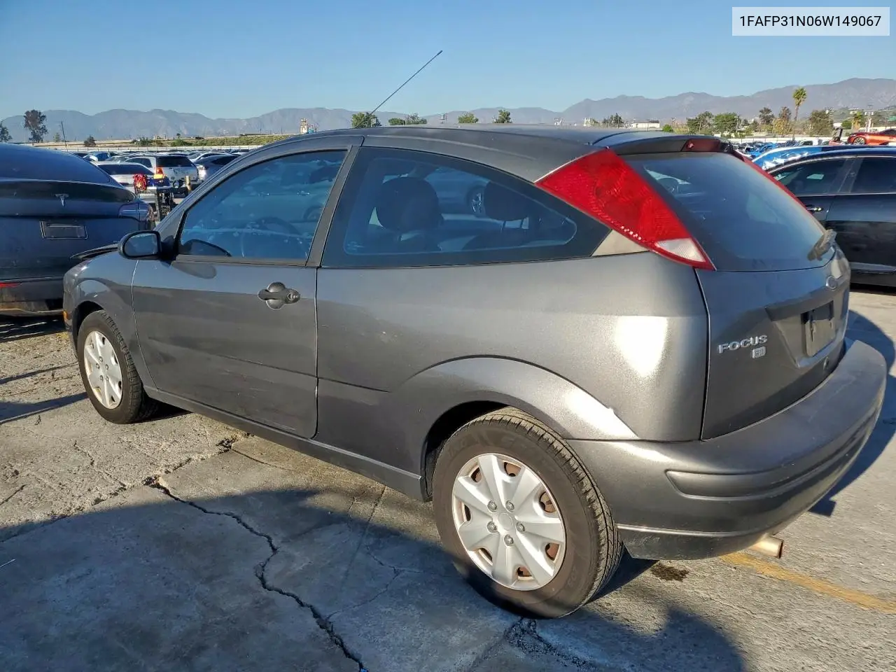 1FAFP31N06W149067 2006 Ford Focus Zx3