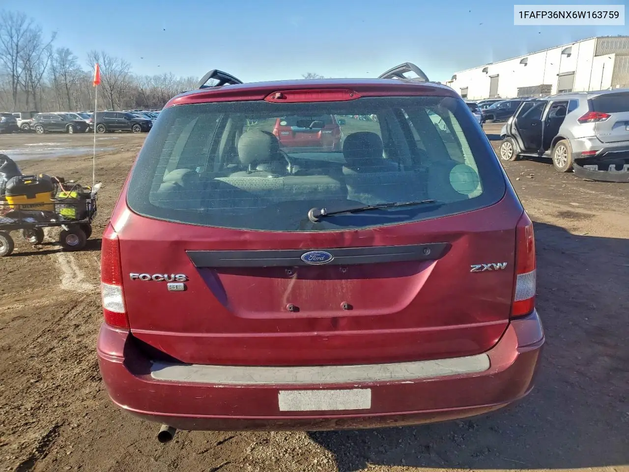 1FAFP36NX6W163759 2006 Ford Focus Zxw