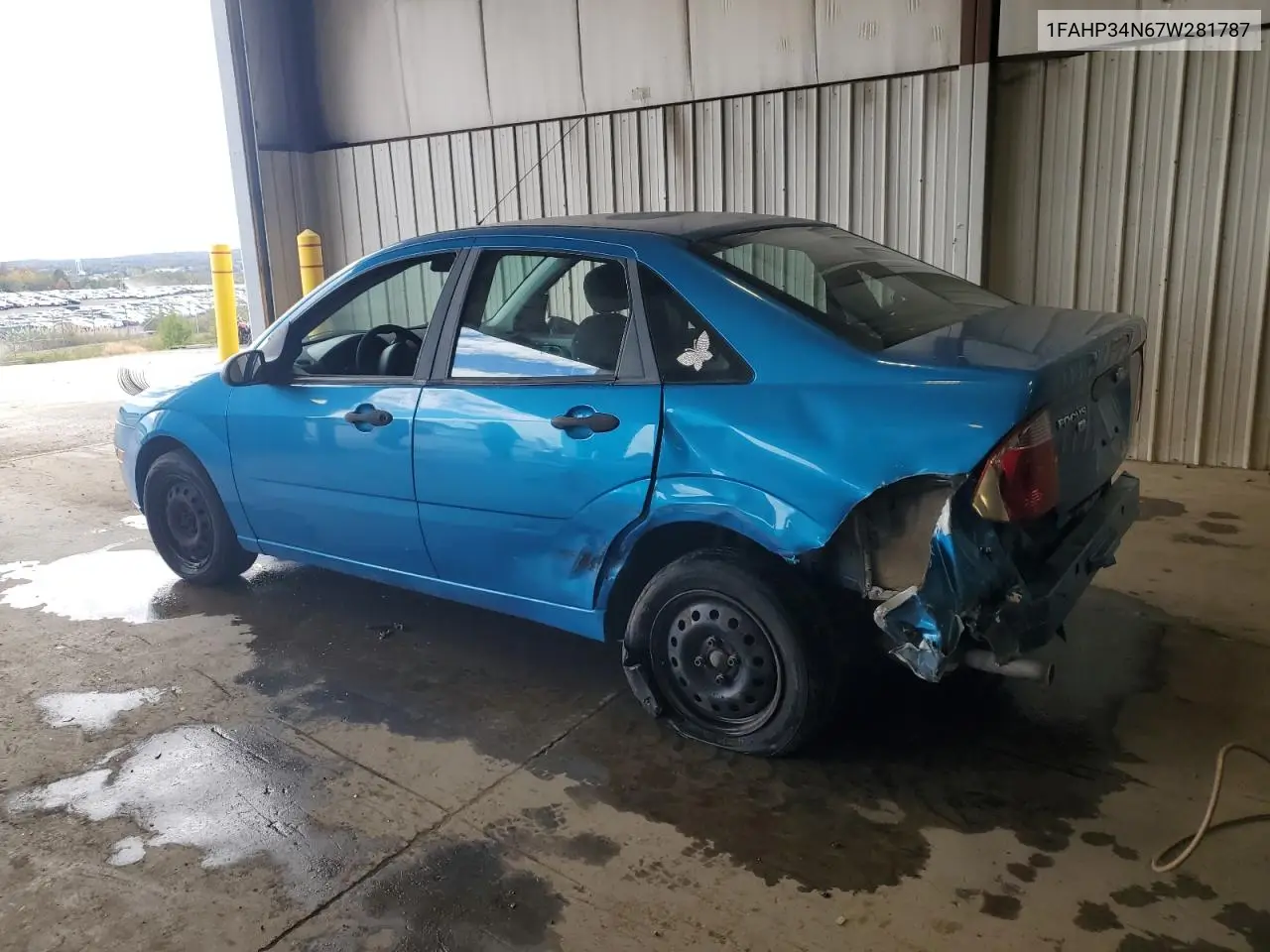 1FAHP34N67W281787 2007 Ford Focus Zx4