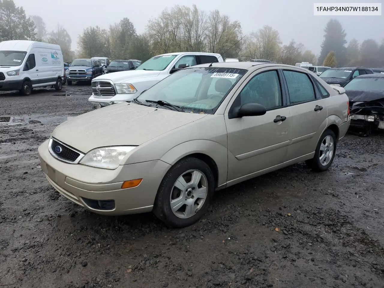 1FAHP34N07W188134 2007 Ford Focus Zx4