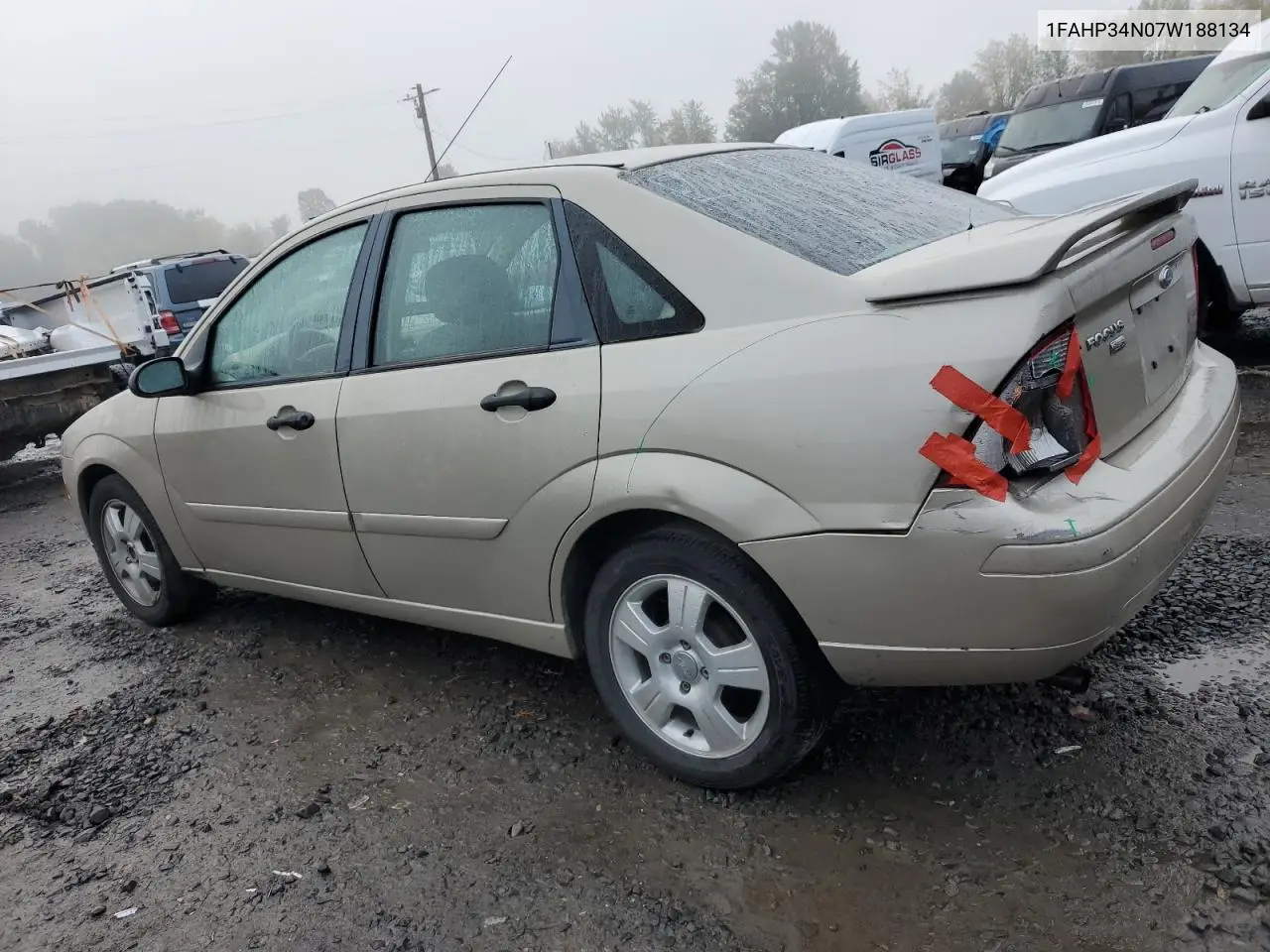 1FAHP34N07W188134 2007 Ford Focus Zx4
