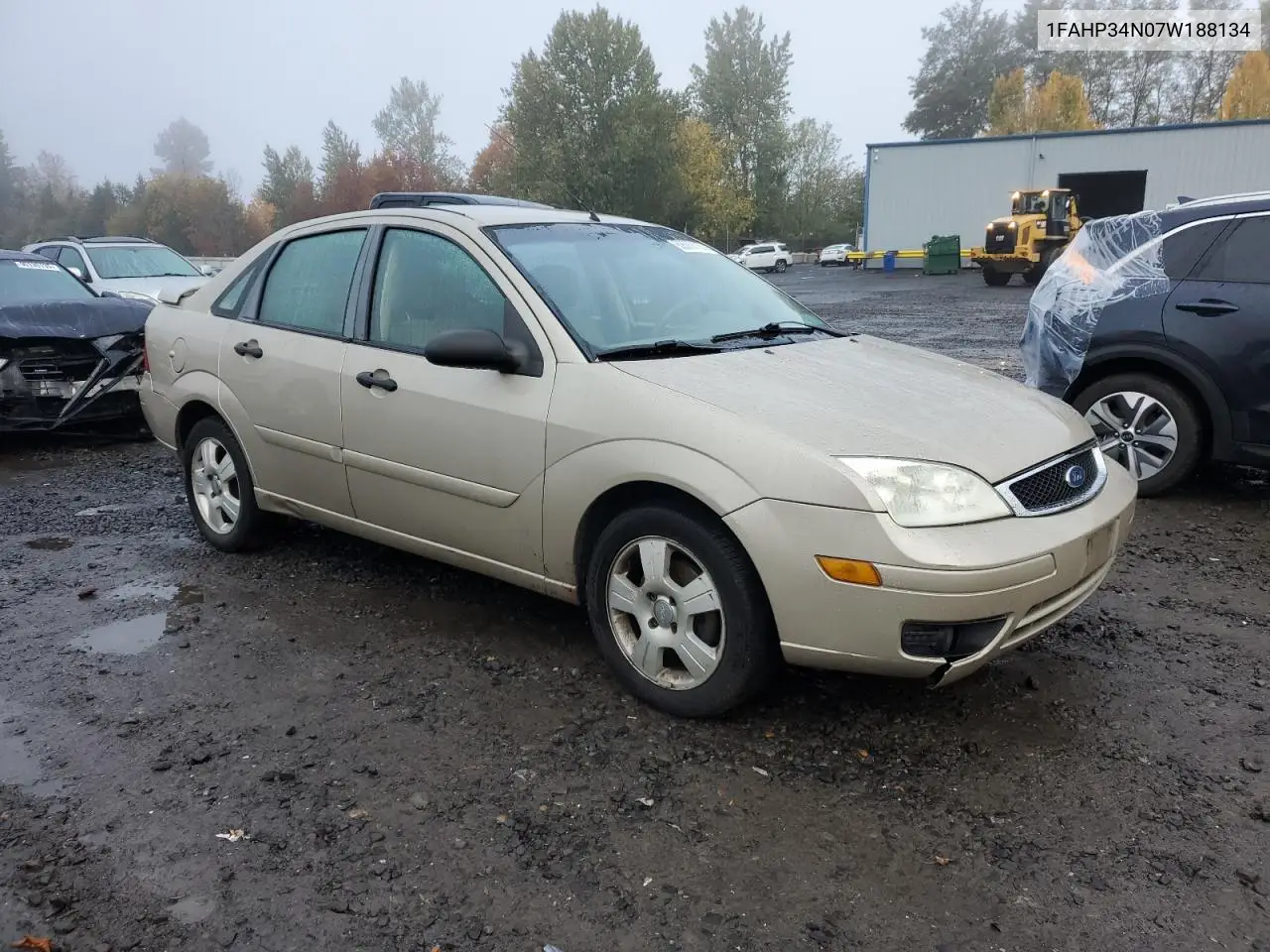 1FAHP34N07W188134 2007 Ford Focus Zx4