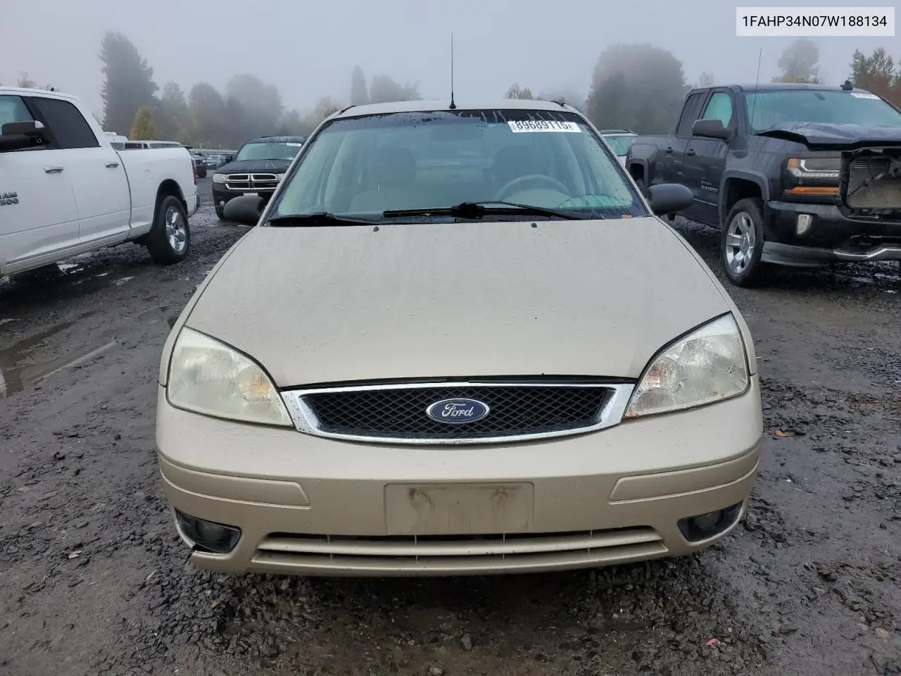 1FAHP34N07W188134 2007 Ford Focus Zx4