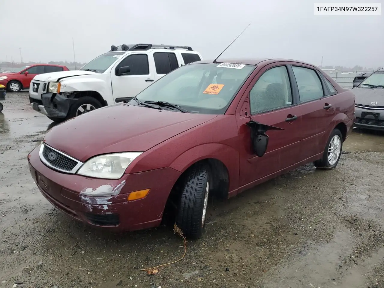 1FAFP34N97W322257 2007 Ford Focus Zx4