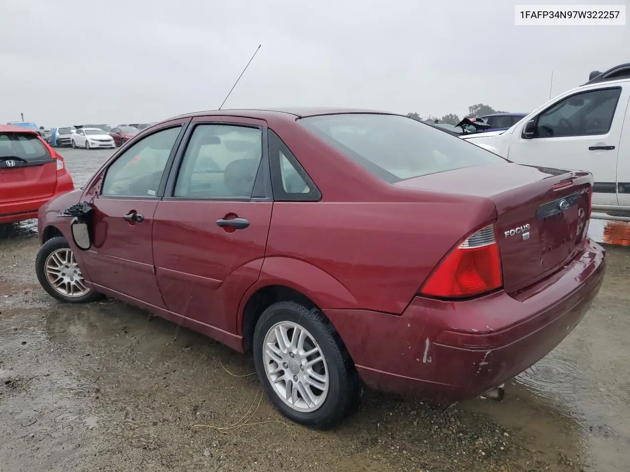 1FAFP34N97W322257 2007 Ford Focus Zx4