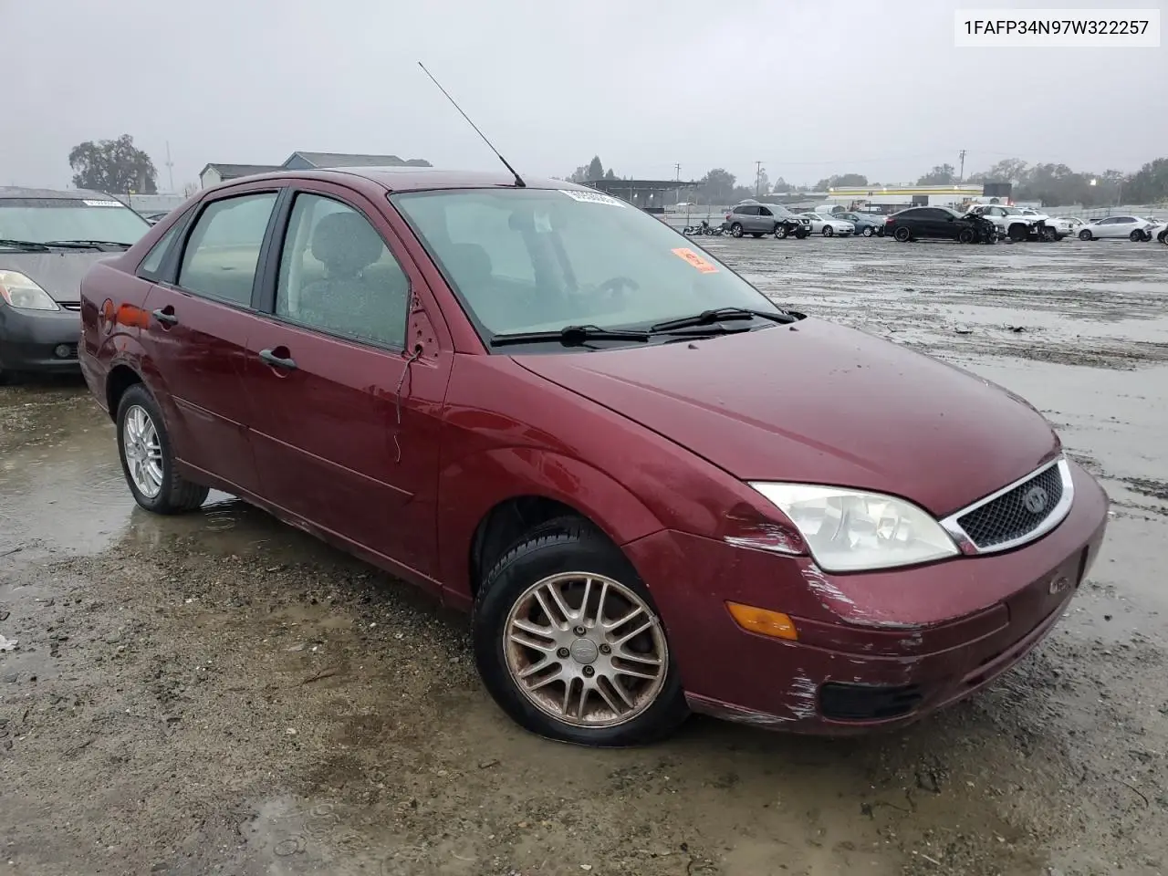 1FAFP34N97W322257 2007 Ford Focus Zx4