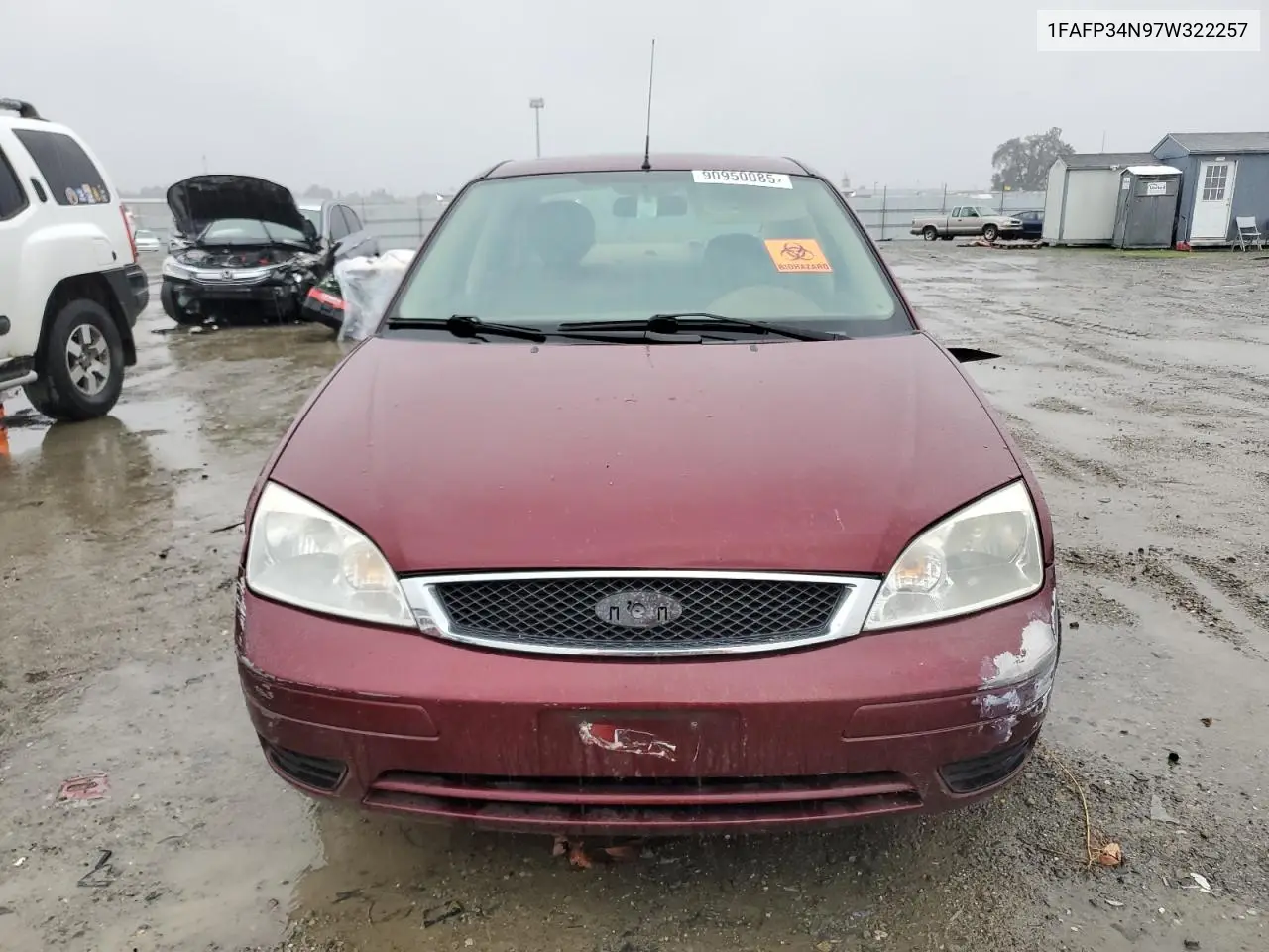 1FAFP34N97W322257 2007 Ford Focus Zx4