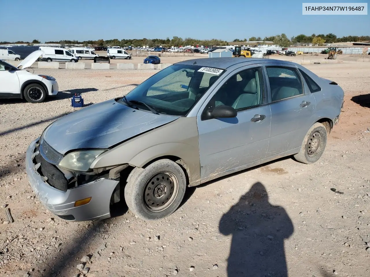 1FAHP34N77W196487 2007 Ford Focus Zx4