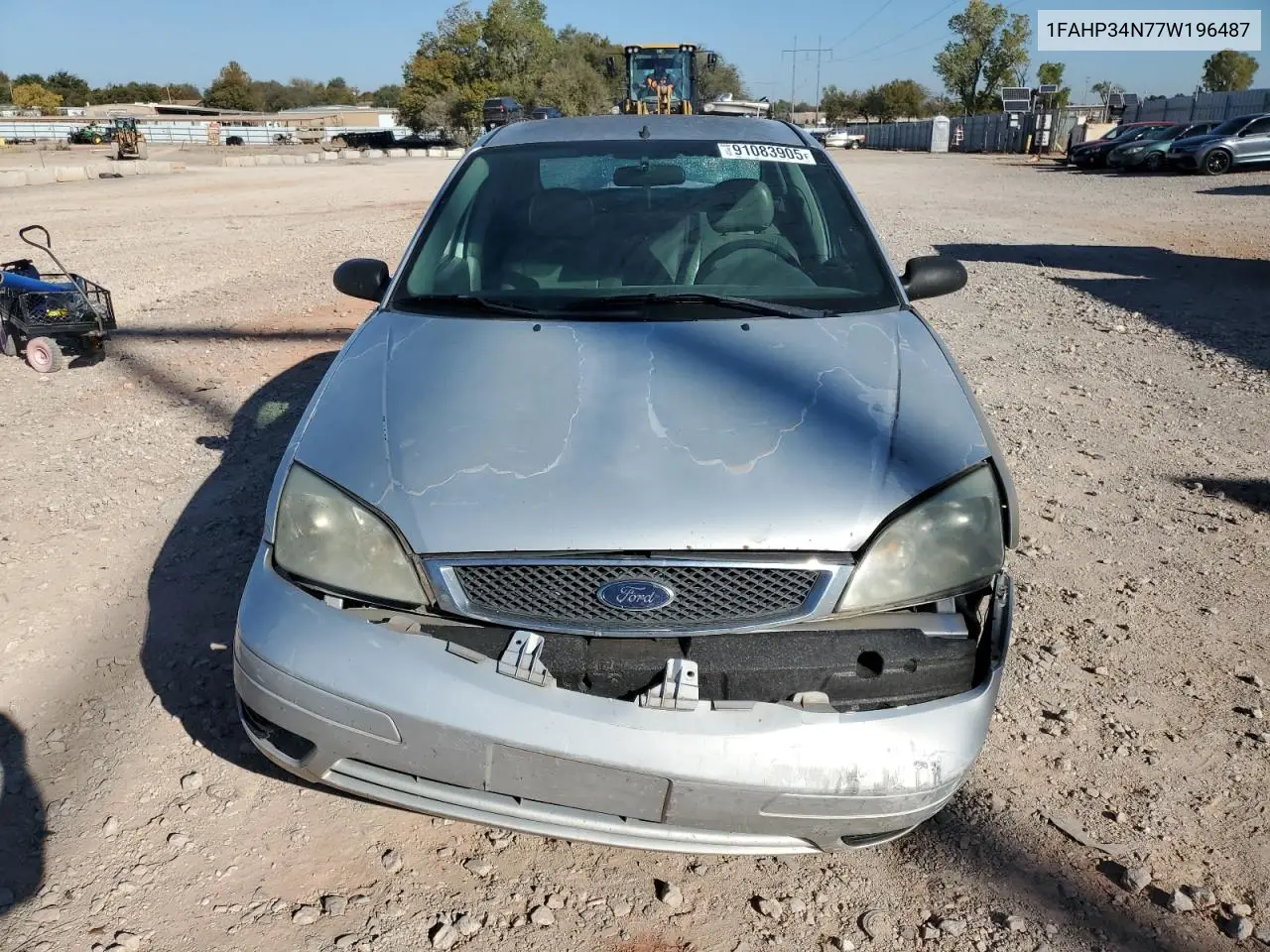 1FAHP34N77W196487 2007 Ford Focus Zx4