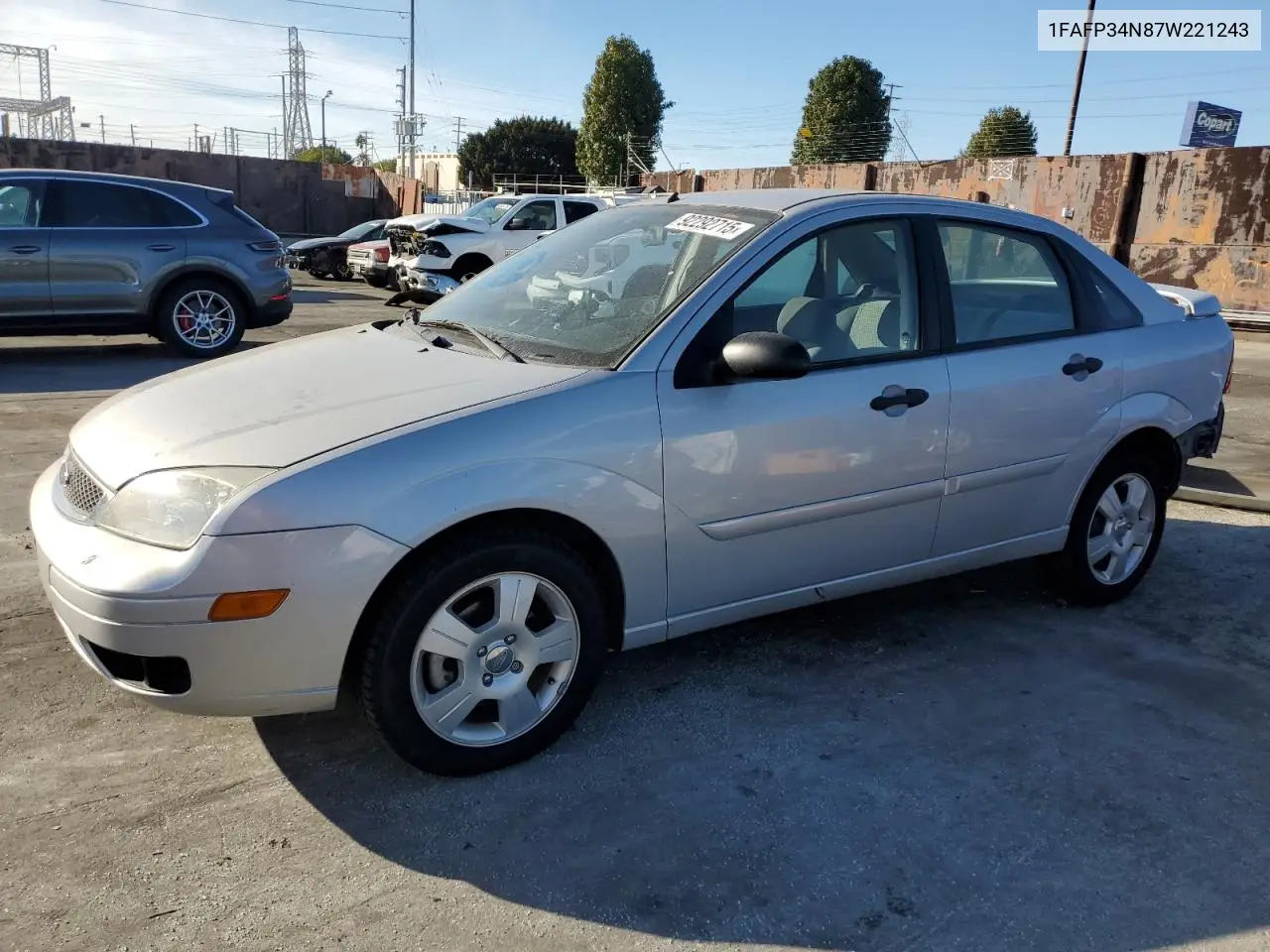 1FAFP34N87W221243 2007 Ford Focus Zx4