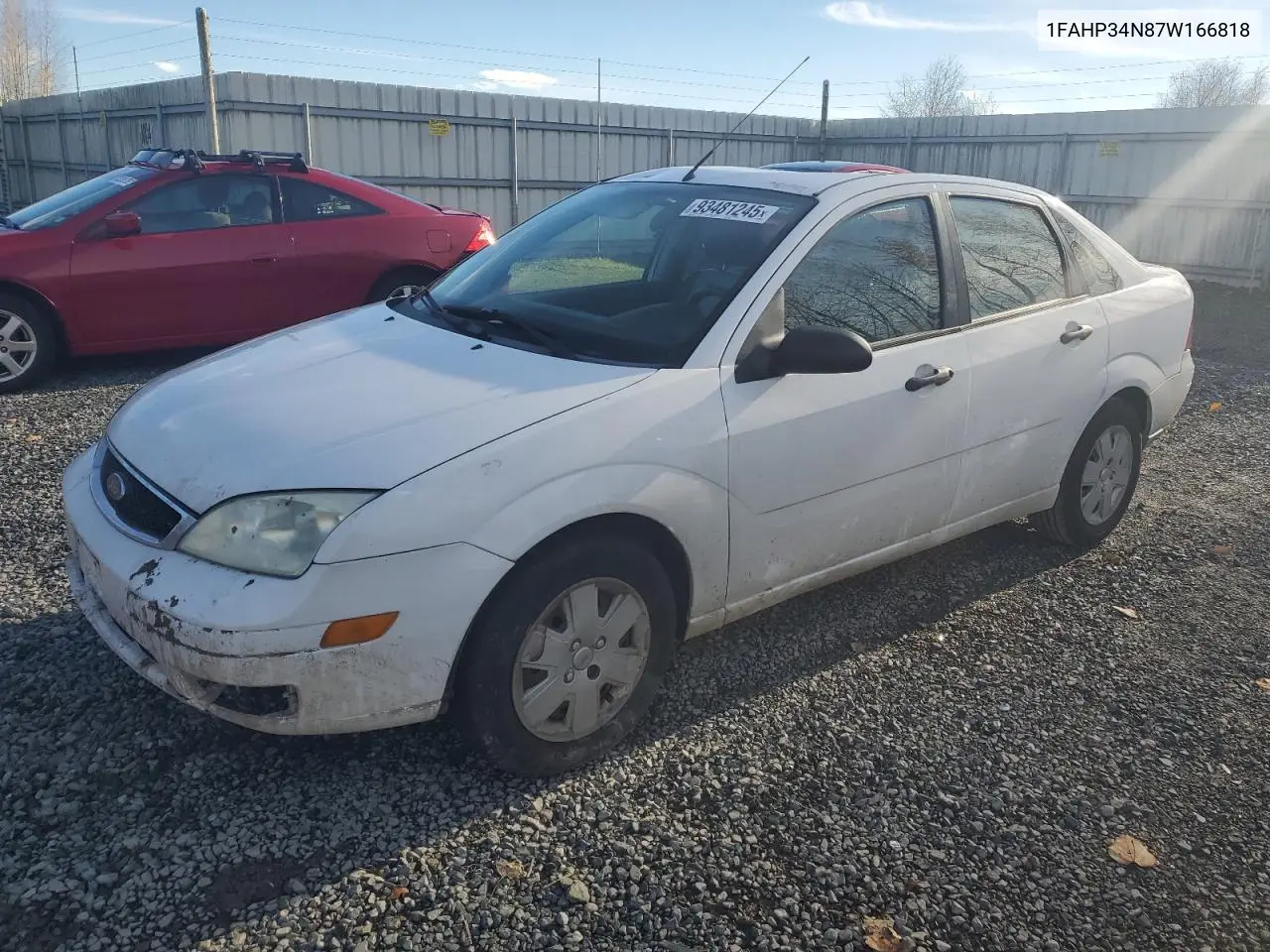 1FAHP34N87W166818 2007 Ford Focus Zx4